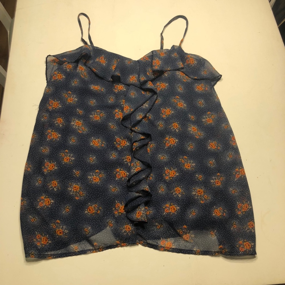 Spaghetti strapped blouse